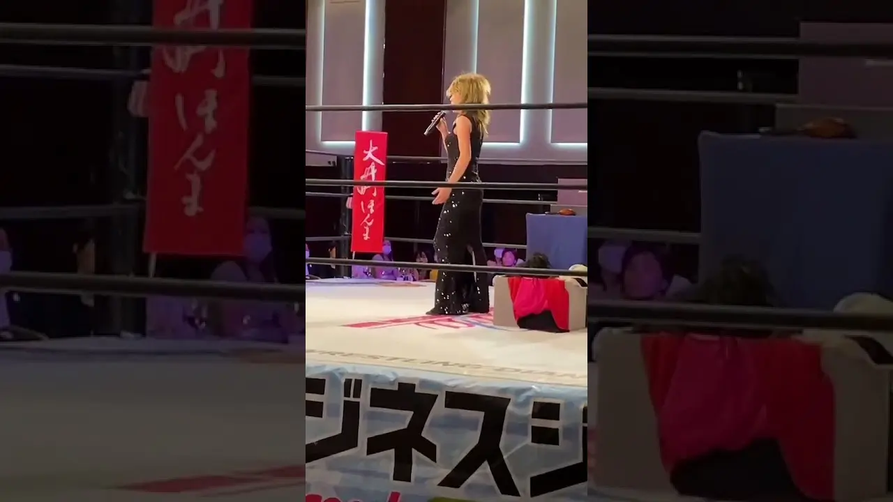 リングにてショータイム